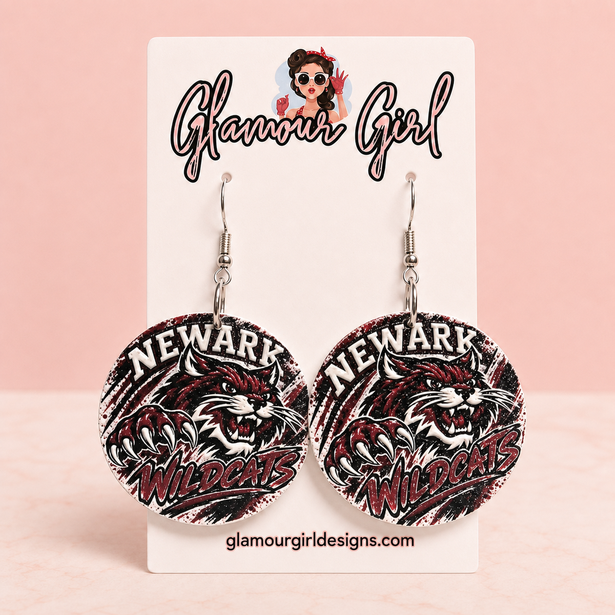 Newark Wildcats Claws Earrings