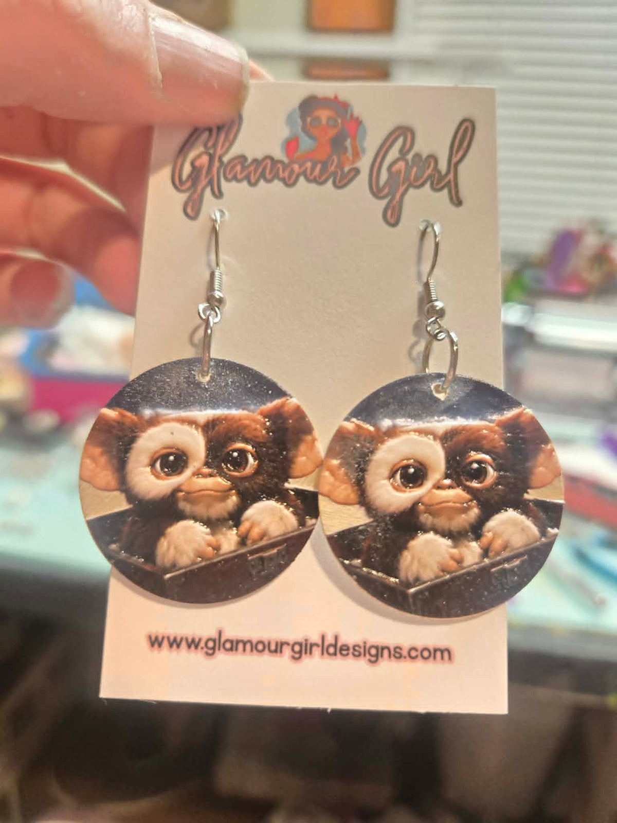 Gizmo Wooden Earrings