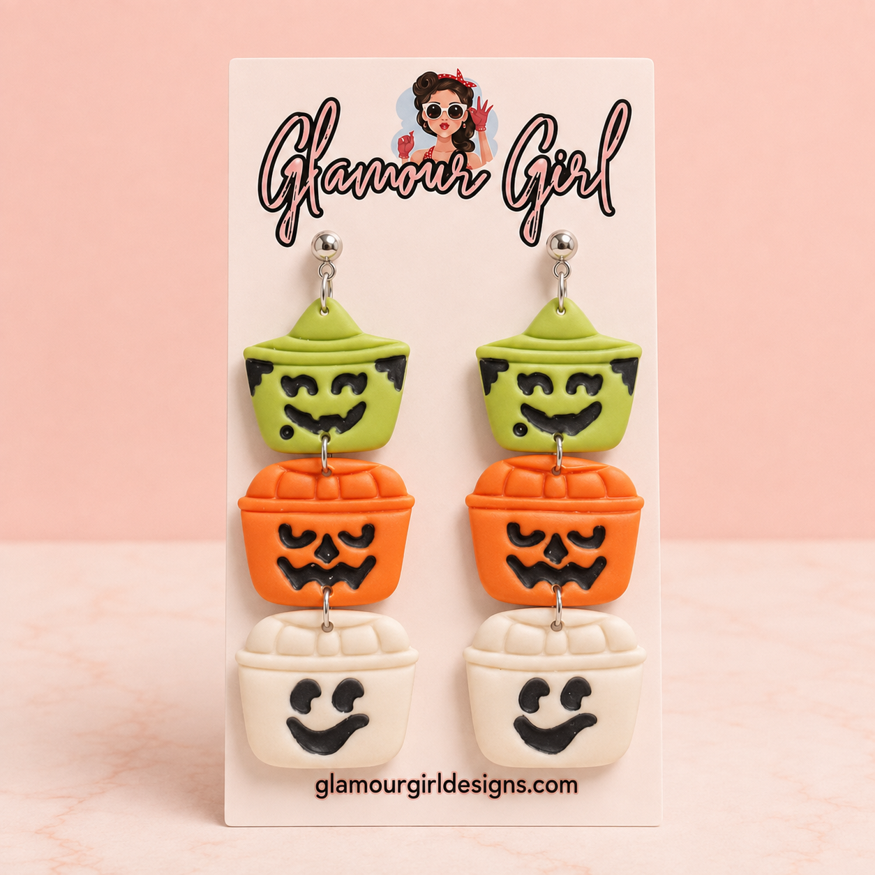 Boo Bucket Earrings