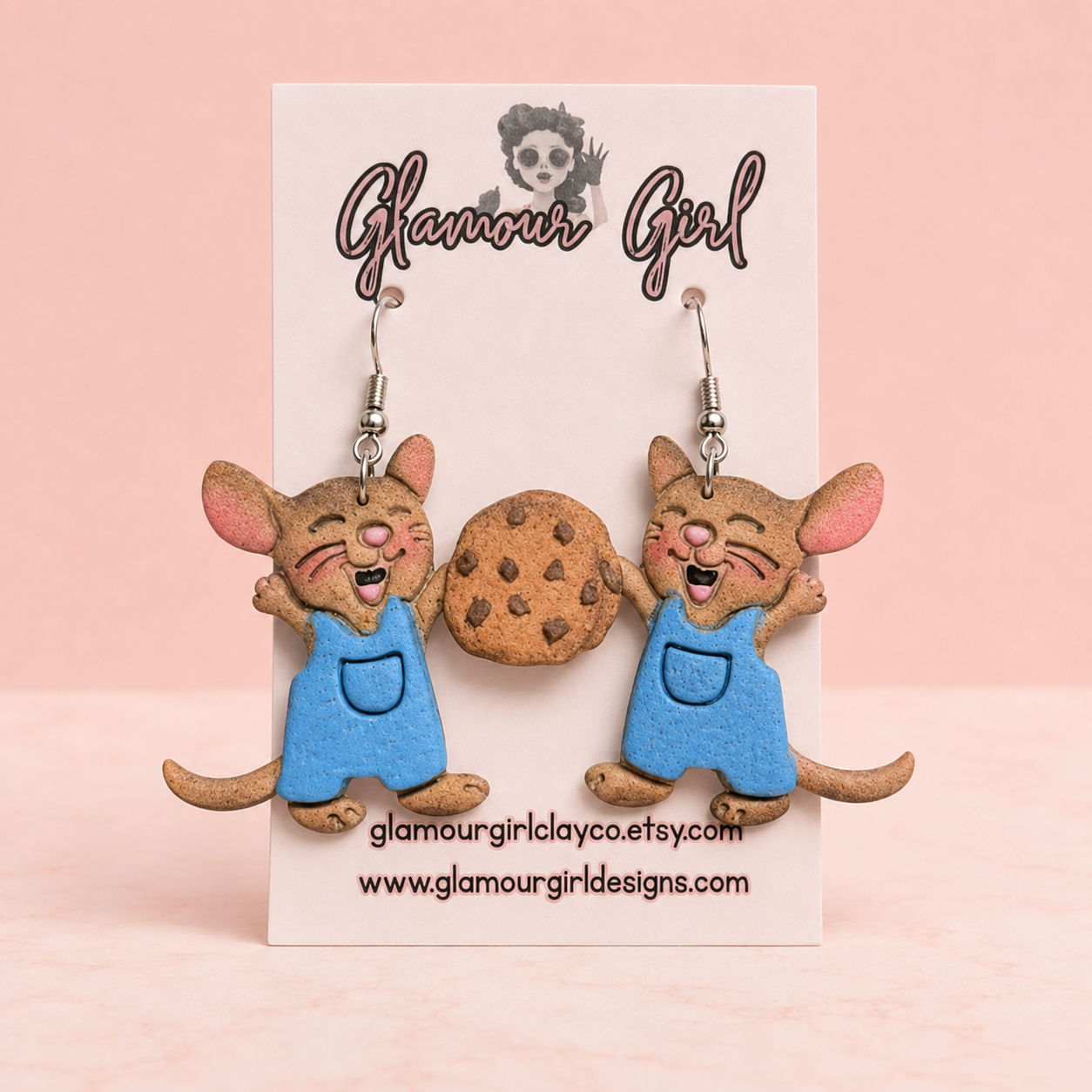 Cookie Mice Earrings