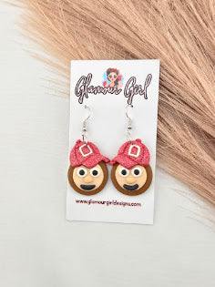 Brutus Buckeye Earrings