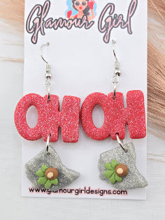 Scarlet OHIO Silver State Earrings